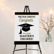 Félicitations ! Diplôme de Master