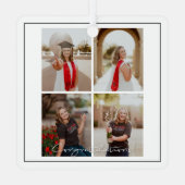 Félicitations Diplômé Ornement Métal (Verso)