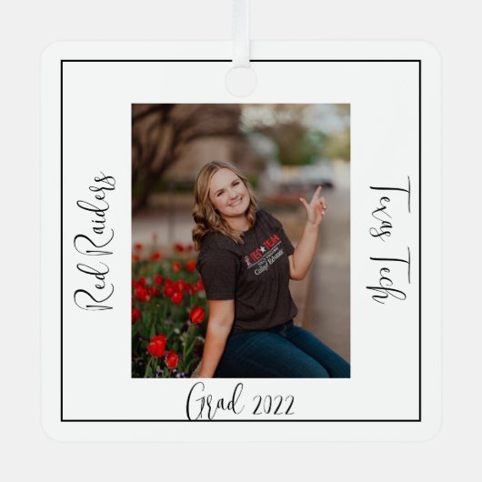 Félicitations Diplômé Ornement Métal (Recto)