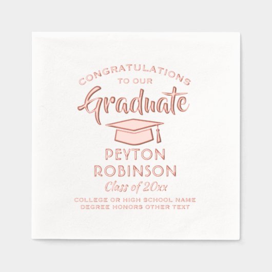 Félicitations Diplômé Stylish Modernisation (Recto)