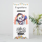 Félicitations drôles pour carte de fin d'études (Debout devant)