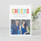 Félicitations en couleurs multiples Cartes de Noël (Debout devant)