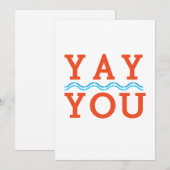 Félicitations, Encouragement Carte postale Carte p (Devant / Derrière)