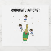 Félicitations Étiquette de la campagne (Étiquettes simples)