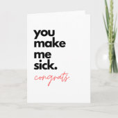 Félicitations, Félicitations, Cartes de voeux (Devant)