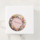 Félicitations Florales Favoriser les étiquettes (En situation)