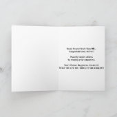 "FÉLICITATIONS GRAD !" Carte de félicitations (Intérieur)