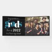 Félicitations Grads Photo Graduation Bannière (Horizontal)