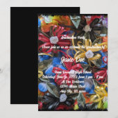 Félicitations Graduate Money Lei Party Invitation (Devant / Derrière)