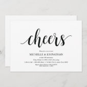 Félicitations, invitations pour la célébration de  (Devant / Derrière)