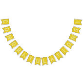 Félicitations Jaunes Craquées Drapeaux du Bunting  (Tout)