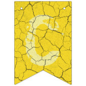 Félicitations Jaunes Craquées Drapeaux du Bunting  (Premier drapeau)