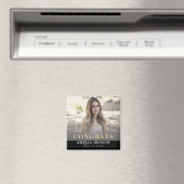 Félicitations - Magnet de graduation photo complèt (In Situ (Lave-vaisselle))