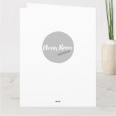 Félicitations Mariages Carte de voeux pliée (Dos)