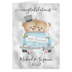 Félicitations mariages Juste Des Ours Mariés
