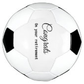 Félicitations minimales simples nom de la retraite (Tourné)