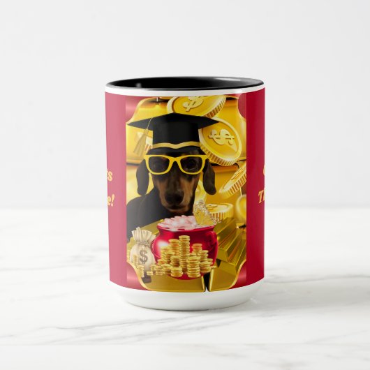 Félicitations Mug de café Graduate (Centre)