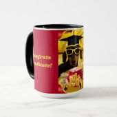 Félicitations Mug de café Graduate (Devant gauche)