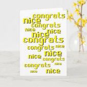 Félicitations Nice Carte de voeux Runescape (Fleur jaune)