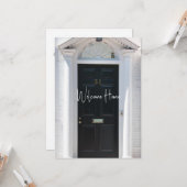 Félicitations Nouveau Accueil Carte de voeux Appar (Devant/Arrière en situation)