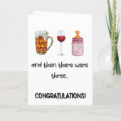 Félicitations Nouvelle carte bébé (Dos)