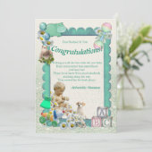 Félicitations Nouvelle carte bébé (Debout devant)