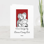 Félicitations - nouvelle carte bébé (Dos)