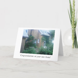 Félicitations/nouvelle carte d'accueil