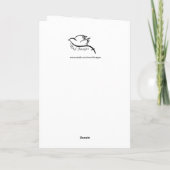 Félicitations Pasteur Carte de vœux pliée (Dos)