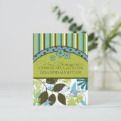 Félicitations Petite-Fille Toute Carte D'Occasion (Debout devant)