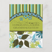 Félicitations Petite-Fille Toute Carte D'Occasion (Devant)