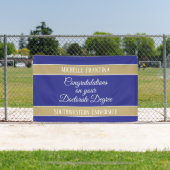 Félicitations Ph. D. ! Bannière de doctorat (Insitu)