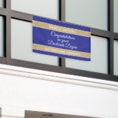 Félicitations Ph. D. ! Bannière de doctorat (Bâtiment extérieur)