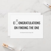 Félicitations pour avoir trouvé la carte unique (Devant/Arrière en situation)