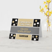 Félicitations pour la carte de bourse d'études sup (Fleur jaune)