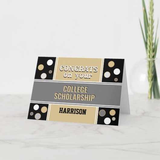 Félicitations pour la carte de bourse d'études sup (Devant)