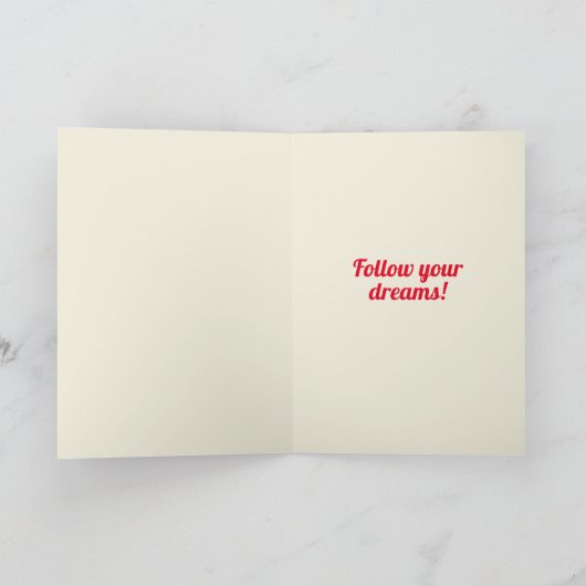 Félicitations pour la carte de diplôme (Intérieur)