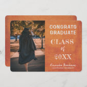 Félicitations pour la carte de Faire-part des dipl (Devant / Derrière)