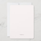 Félicitations pour la carte de grossesse (Dos)