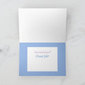 Félicitations pour la carte de rapport ! (Intérieur)