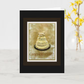 Félicitations Pour La Carte Mariage (Fleur jaune)