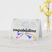 FÉLICITATIONS POUR LA CARTE "TOUTE OCCASION" (Fleur jaune)