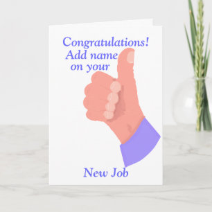 Félicitations pour la nouvelle carte de personnali
