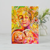 Félicitations pour la nouvelle carte de vacances F (Debout devant)