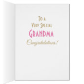 Félicitations pour la nouvelle carte Grand-fille (Intérieur (Droit))