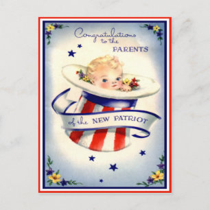 Félicitations Pour La Nouvelle Carte Postale Bébé