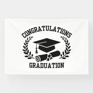 Félicitations pour la remise des diplômes Bannière