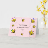 Félicitations pour l'arrivée de votre carte Babee (Fleur jaune)