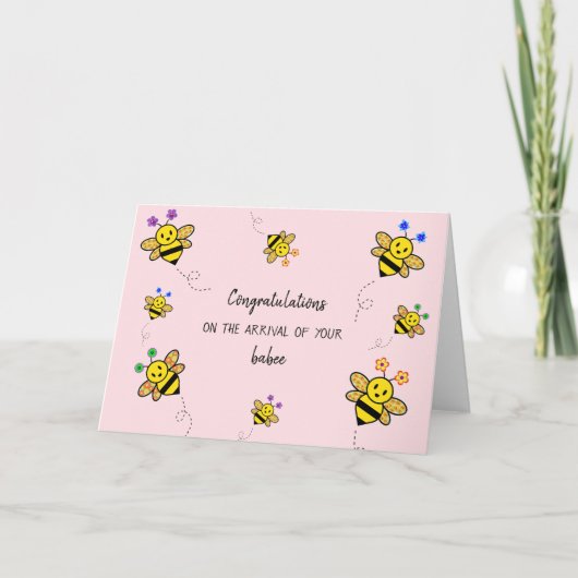 Félicitations pour l'arrivée de votre carte Babee (Devant)