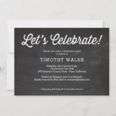 Félicitations pour le diplômé - Invitation sur tab (Dos)